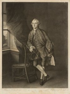 Edward Turner爵士的肖像，c.1762-63（mezzotint） 作者 詹姆斯·麦卡德尔